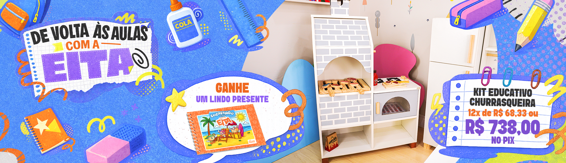 Banner Desk Volta as Aulas Jan Churrasqueira