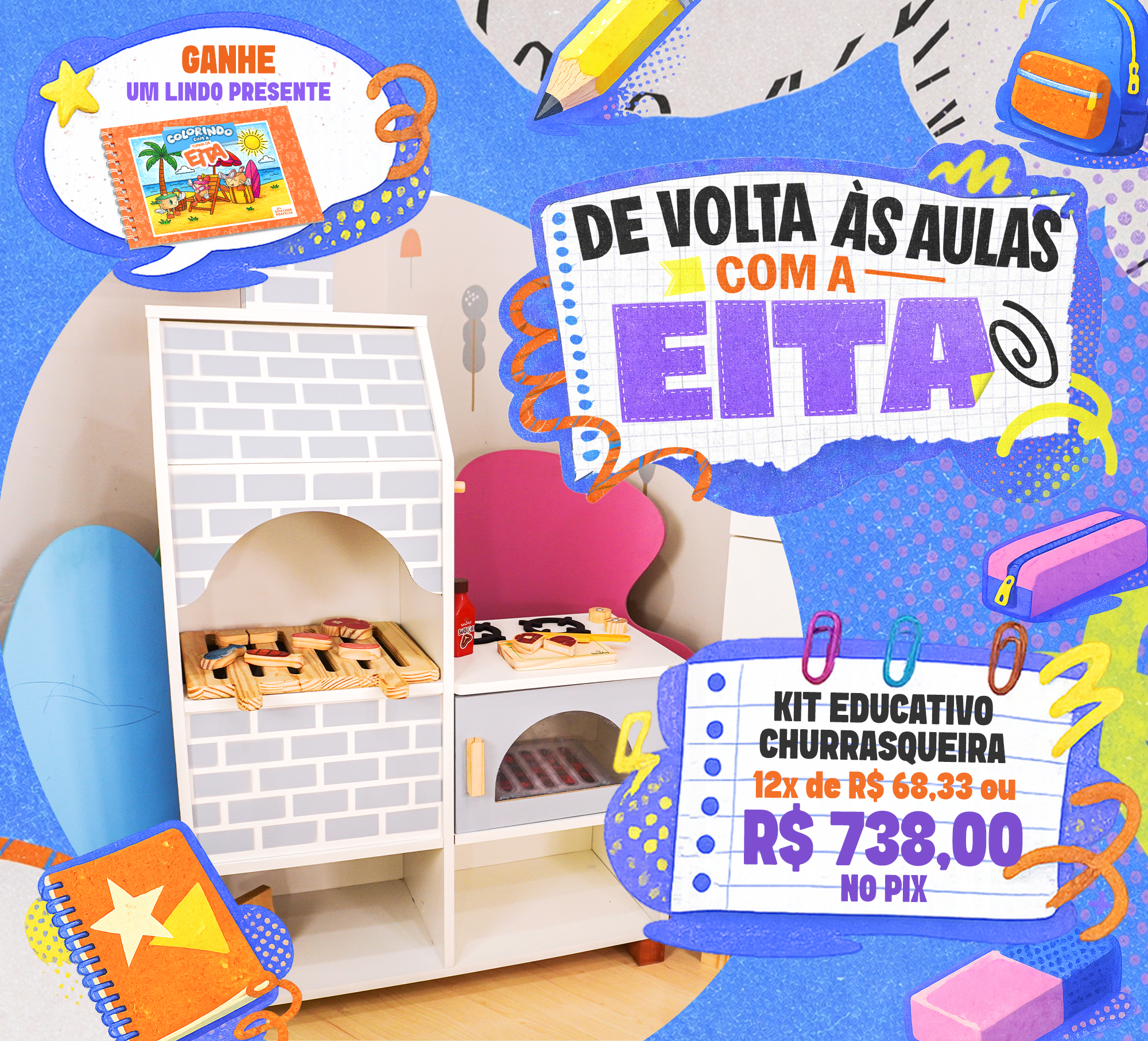 Banner Mobile Volta às Aulas Jan Churrasqueira