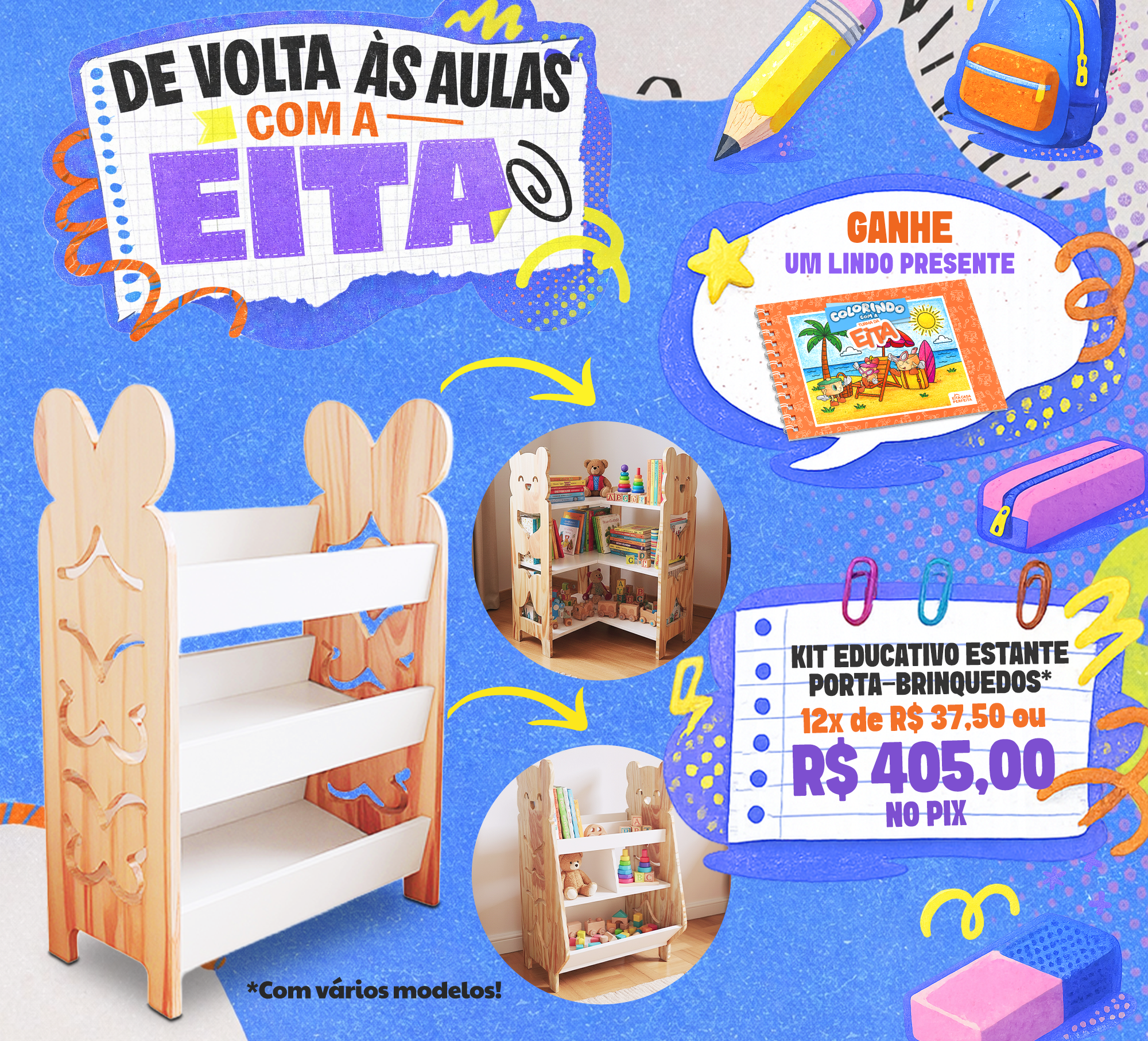 Banner Mobile Volta às Aulas Jan Estante